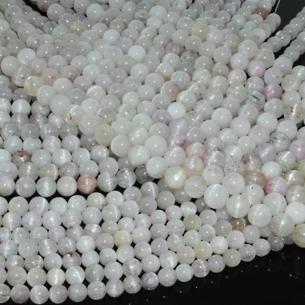 other natural multiple spodumene kunzite + hiddenite loose round beads 7mm-9mm , with cat's eye flash
other natural multiple spodumene kunzite + hiddenite loose round beads 7mm-9mm , with cat's eye flash