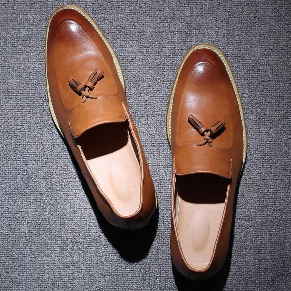 dress shoes brand mens pointed toe wedding famous tassel footwear male formal flats fashion oxfords brogue, Black
dress shoes brand mens pointed toe wedding famous tassel footwear male formal flats fashion oxfords brogue, Black