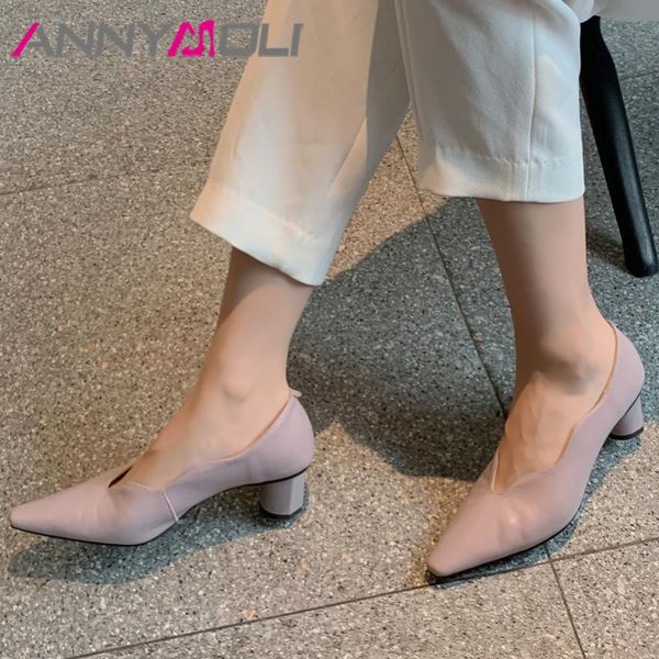 2021 spring square toe pumps natural genuine leather high heels women shoes thick heel dress footwear female apricot 40, Black
2021 spring square toe pumps natural genuine leather high heels women shoes thick heel dress footwear female apricot 40, Black