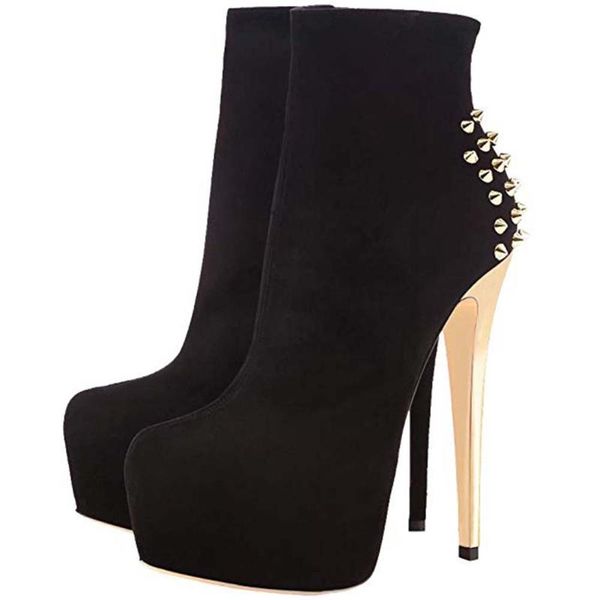 boots sarairis fetish high heels chic winter shoes women customize footwear large size 45 rivets party ankle female, Black
boots sarairis fetish high heels chic winter shoes women customize footwear large size 45 rivets party ankle female, Black