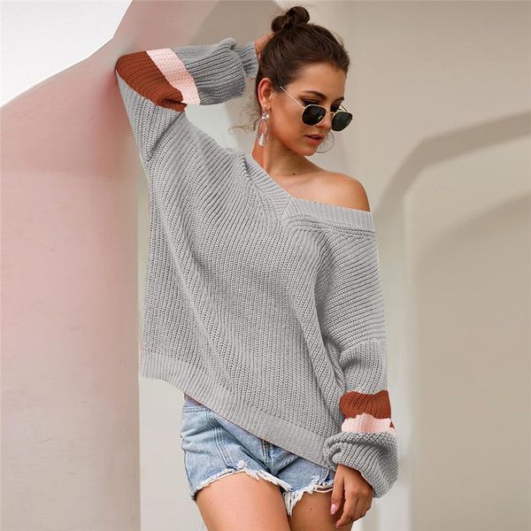 women's sweaters winter warm v neck knitted sweater jumper women thick long sleeve pullover pull femme off shoulder wld793, White;black
women's sweaters winter warm v neck knitted sweater jumper women thick long sleeve pullover pull femme off shoulder wld793, White;black