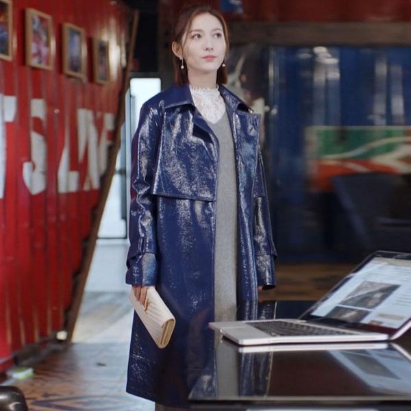 women's leather & faux fashion brand glossy longer patent jackets pu jacket female street style f1149 dropship, Black
women's leather & faux fashion brand glossy longer patent jackets pu jacket female street style f1149 dropship, Black