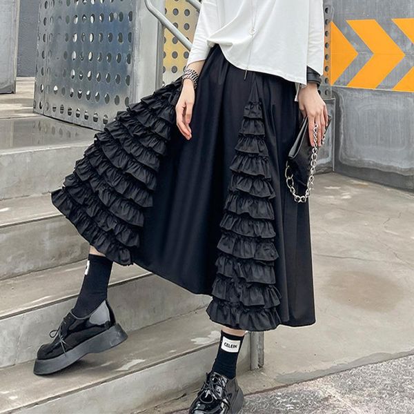 skirts harajuku korean black midi skirt for women office lady cotton high waist half length elastic female autumn streetwear 2021
skirts harajuku korean black midi skirt for women office lady cotton high waist half length elastic female autumn streetwear 2021