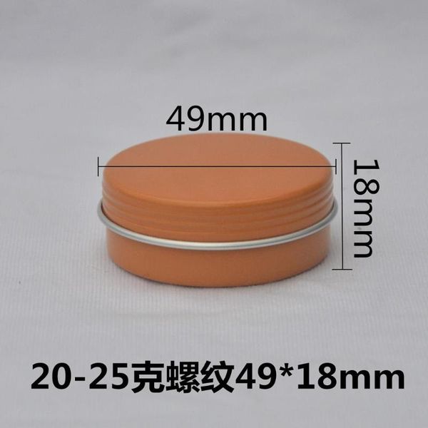 storage bottles & jars 20g-25g empty orange cosmetic cream aluminum makeup mask metal tin pot lip screw thread
storage bottles & jars 20g-25g empty orange cosmetic cream aluminum makeup mask metal tin pot lip screw thread
