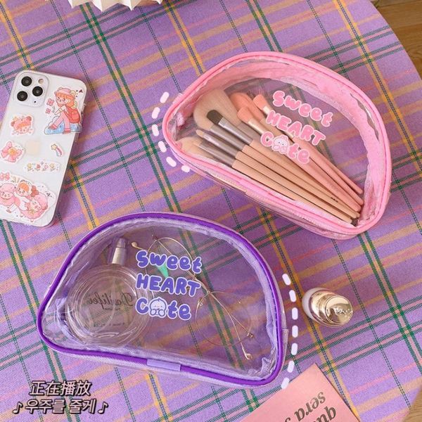 cosmetic bags & cases semicircle pvc bag female transparent roomy makeup organizer lady waterproof beauty brush case toiletry wash cute
cosmetic bags & cases semicircle pvc bag female transparent roomy makeup organizer lady waterproof beauty brush case toiletry wash cute