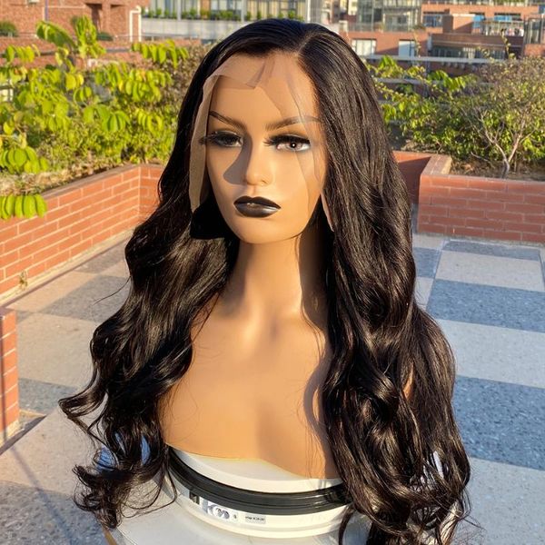 synthetic wigs soft glueless 180% density lace front wig for women black body wave with babyhair natural hairline heat resistant hair
synthetic wigs soft glueless 180% density lace front wig for women black body wave with babyhair natural hairline heat resistant hair
