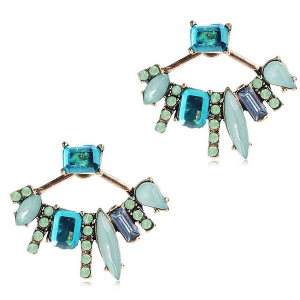 yayi green blue glass rhinestone dangle earring women's fashion ancient gold color gem earrings for women e1123 & chandelier, Silver
yayi green blue glass rhinestone dangle earring women's fashion ancient gold color gem earrings for women e1123 & chandelier, Silver