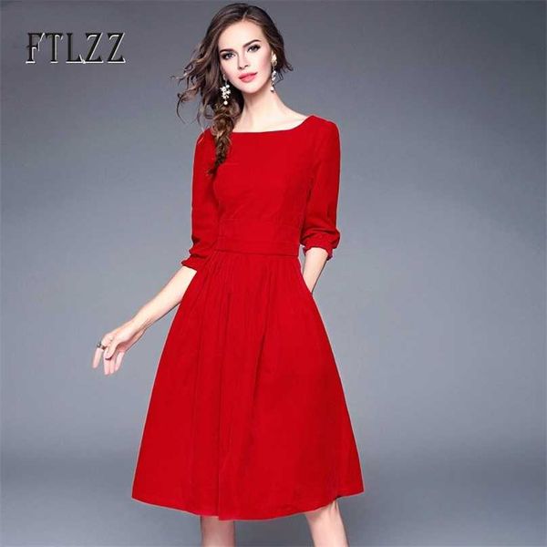 vintage velvet dress women slim a-line elegant 3/4 sleeved long robe autumn ladies fashion work office wear dresses vestidos 210525, Black;gray
vintage velvet dress women slim a-line elegant 3/4 sleeved long robe autumn ladies fashion work office wear dresses vestidos 210525, Black;gray