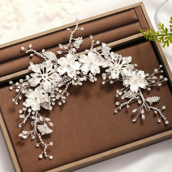 hair clips & barrettes wedding headband silver color crystal tiara handmade bride headdress flower leaf jewelry accessories, Golden;silver
hair clips & barrettes wedding headband silver color crystal tiara handmade bride headdress flower leaf jewelry accessories, Golden;silver