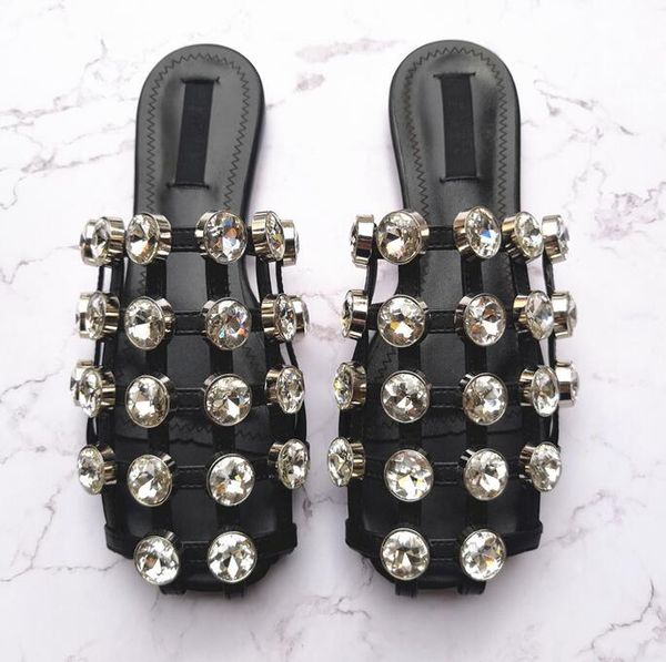 slippers checkered hollow crystals studed women outdoor vacation beach flats slides fashion shoes woman big size, Black
slippers checkered hollow crystals studed women outdoor vacation beach flats slides fashion shoes woman big size, Black
