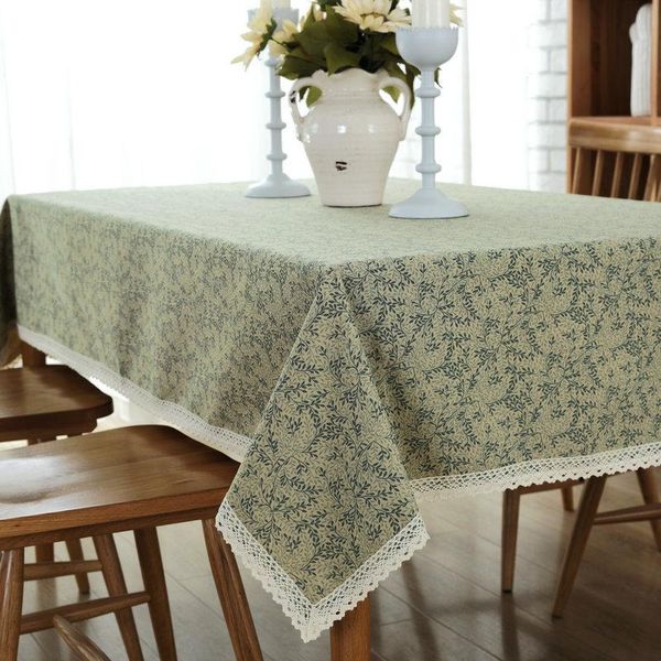 modern simple tablecloth green thorns flower polyester - cotton table cloth textile finished tablecloths
modern simple tablecloth green thorns flower polyester - cotton table cloth textile finished tablecloths