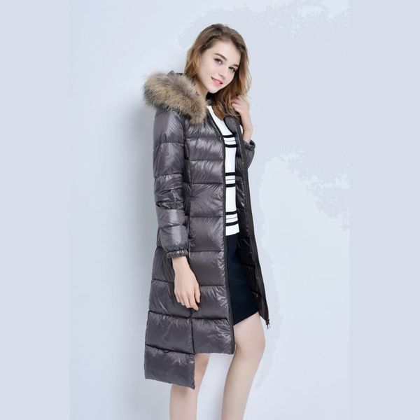 women's down & parkas 2021 winter korean version of raccoon fur collar slim jacket, short front and long back hooded ladies jacket 90 v, Black
women's down & parkas 2021 winter korean version of raccoon fur collar slim jacket, short front and long back hooded ladies jacket 90 v, Black