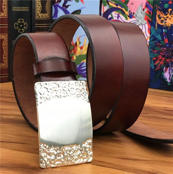 metal belt buckle leather men ceinture homme genuine strap riem waist male wide mbt0016 belts, Black;brown
metal belt buckle leather men ceinture homme genuine strap riem waist male wide mbt0016 belts, Black;brown