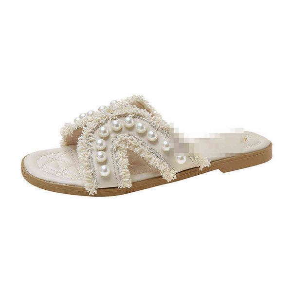 slippers women wear out in summer. summer fashion korean pearl temperament net red ins, Black
slippers women wear out in summer. summer fashion korean pearl temperament net red ins, Black