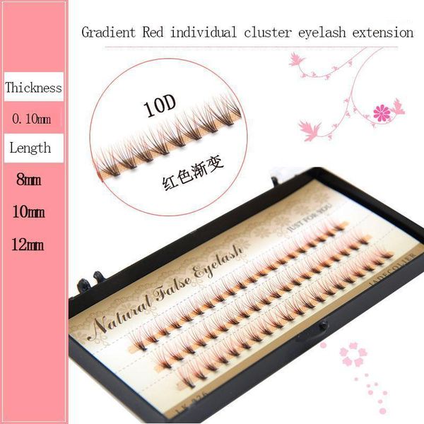gradient brown/red colorful individual cluster eyelash extension beautiful makeup grafting false eyelashes 60pcs1
gradient brown/red colorful individual cluster eyelash extension beautiful makeup grafting false eyelashes 60pcs1