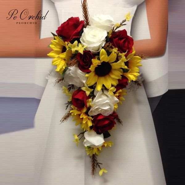 wedding flowers peorchid sunflower cascade bouquet red rose ramo de novia artificial silk bridal waterfall bridesmaids
wedding flowers peorchid sunflower cascade bouquet red rose ramo de novia artificial silk bridal waterfall bridesmaids