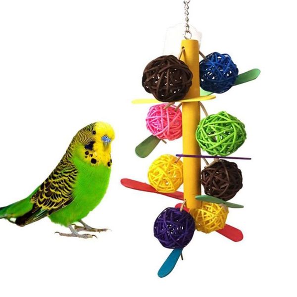 other bird supplies colorful cane ball chew toy parrot budgie parakeet cockatiel cage decor crafts grape bunch decoration
other bird supplies colorful cane ball chew toy parrot budgie parakeet cockatiel cage decor crafts grape bunch decoration
