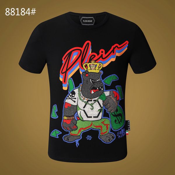 plein bear t shirt mens designer tshirts brand clothing rhinestone skull men t-shirts classical hip hop streetwear tshirt casual tees pb 113, White;black
plein bear t shirt mens designer tshirts brand clothing rhinestone skull men t-shirts classical hip hop streetwear tshirt casual tees pb 113, White;black