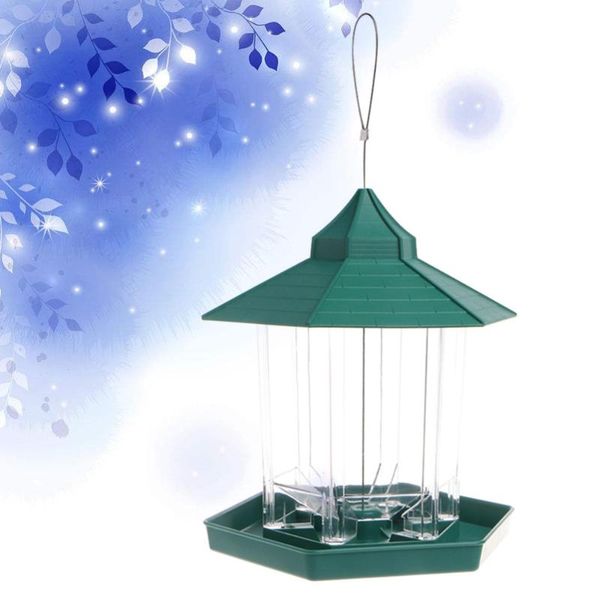other bird supplies transparent house shaped feeder large removable tray with drain holes (green)
other bird supplies transparent house shaped feeder large removable tray with drain holes (green)