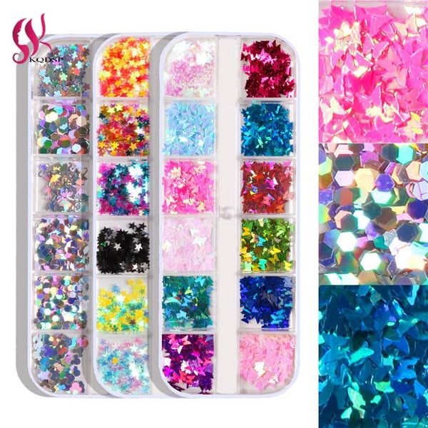 stars butterfly leaves nail art sequins holographic glitter flakes chameleon stickers for nails autumn design decor gold pink decorations, Silver;gold
stars butterfly leaves nail art sequins holographic glitter flakes chameleon stickers for nails autumn design decor gold pink decorations, Silver;gold