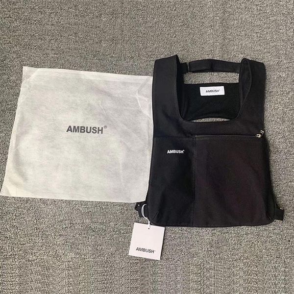 high street ambush tactical chest bag quality men women casual canvas multifunction backpack waist bags
high street ambush tactical chest bag quality men women casual canvas multifunction backpack waist bags
