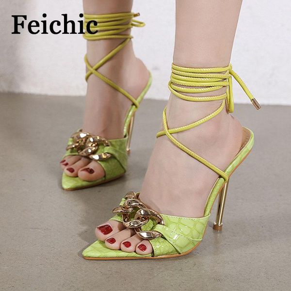sandals feichic 2022 summer lace high heels women all-match women's shoes for chinelo feminino, Black
sandals feichic 2022 summer lace high heels women all-match women's shoes for chinelo feminino, Black