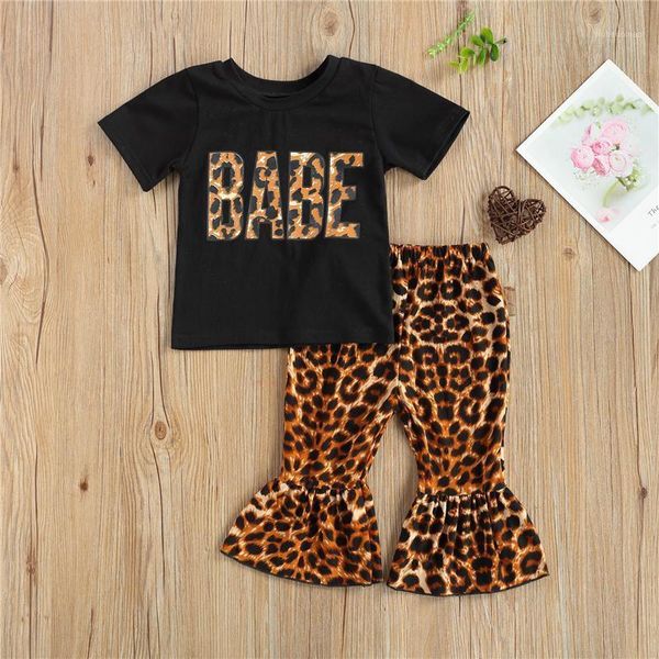 clothing sets baby girl\u2021 fashion short-sleeved and trousers suit letter t-shirt leopard trumpet long pants for summer1, White
clothing sets baby girl\u2021 fashion short-sleeved and trousers suit letter t-shirt leopard trumpet long pants for summer1, White