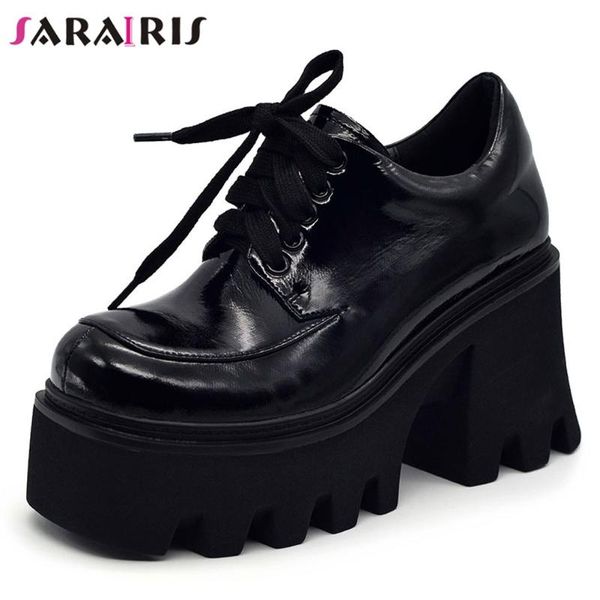 sarairis lace up platform high heels solid casual pumps women brand comfy ladies punk spring chunky shoes dress, Black
sarairis lace up platform high heels solid casual pumps women brand comfy ladies punk spring chunky shoes dress, Black