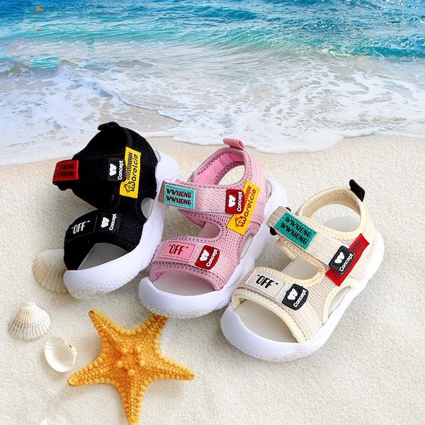 2021 summer new kids baby sandals for boys and girls beach non-slip anti-kick breathable childrens shoes 1-3 years old kss25, Black
2021 summer new kids baby sandals for boys and girls beach non-slip anti-kick breathable childrens shoes 1-3 years old kss25, Black