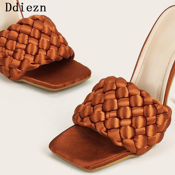 dress shoes women high heels weave pumps sandals 2021 square toe summer footwear high-heeled slippers, Black
dress shoes women high heels weave pumps sandals 2021 square toe summer footwear high-heeled slippers, Black