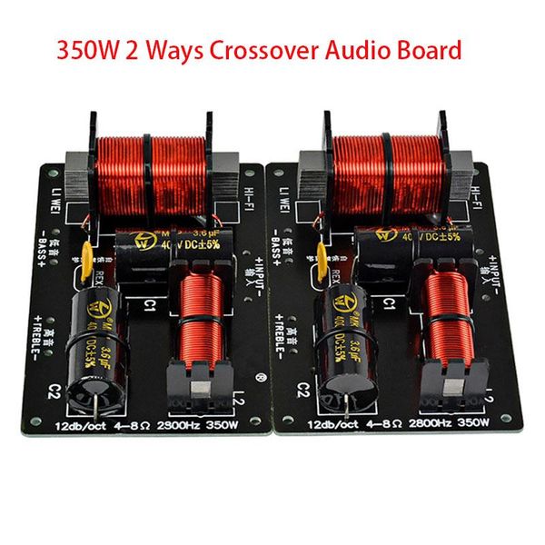 computer speakers 2pcs 350w 2 ways crossover audio board tweeter bass speaker frequency divider unit for 4-8ohm diy filter 2800hz
computer speakers 2pcs 350w 2 ways crossover audio board tweeter bass speaker frequency divider unit for 4-8ohm diy filter 2800hz
