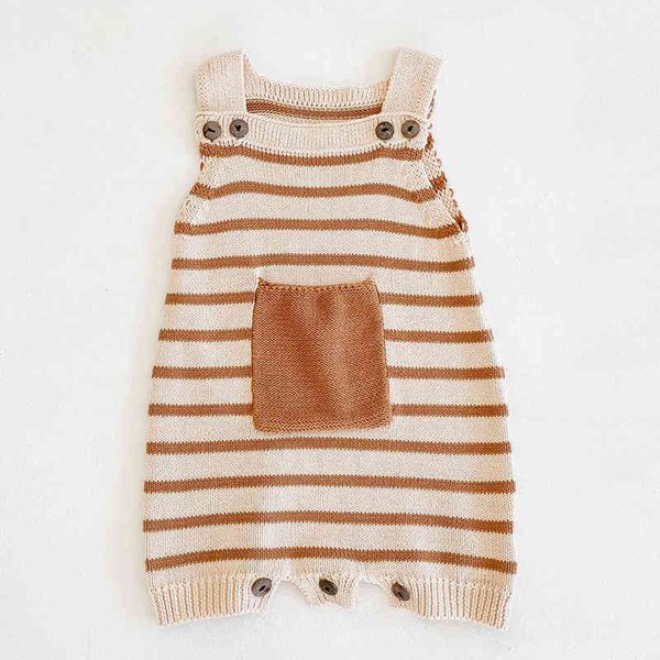 baby girl boy sleeveless pocket stripe rompers jumpsuit knitting braces overalls born girls boys clothes 210429, Blue
baby girl boy sleeveless pocket stripe rompers jumpsuit knitting braces overalls born girls boys clothes 210429, Blue