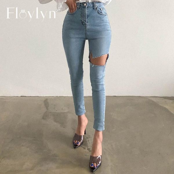 women's jeans floylyn summer style hole ripped elastic women jeggings cool denim high waist pants capris skinny casual pencil, Blue
women's jeans floylyn summer style hole ripped elastic women jeggings cool denim high waist pants capris skinny casual pencil, Blue