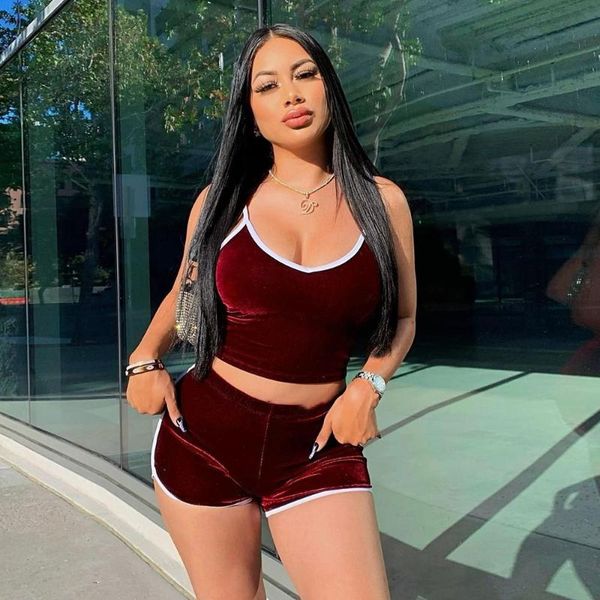 women's tracksuits tracksuit korean velvet vest suit casual two-piece black 2 piece sets womens outfits summer2021, Gray
women's tracksuits tracksuit korean velvet vest suit casual two-piece black 2 piece sets womens outfits summer2021, Gray