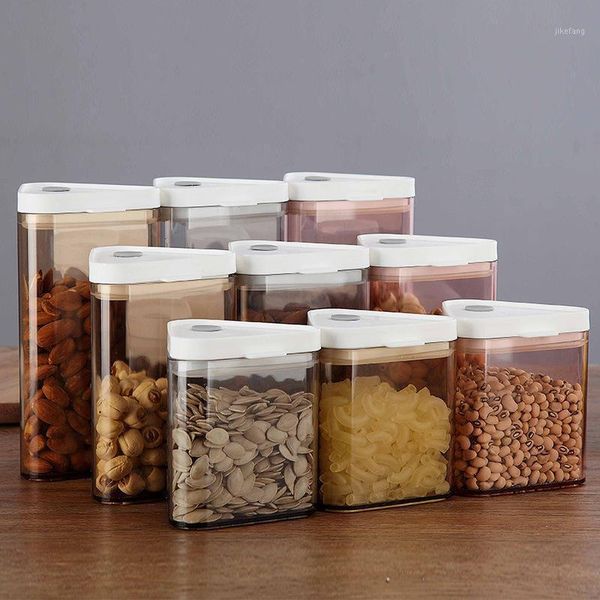 storage bottles & jars nordic transparent plastic sealed with lid triangle cereals boxes seasoning tank container household tool
storage bottles & jars nordic transparent plastic sealed with lid triangle cereals boxes seasoning tank container household tool