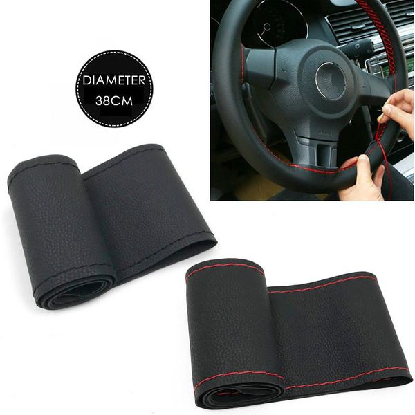 steering wheel covers 37cm/38cm diy soft artificial leather braid on the steering-wheel of car with needle thread accessories
steering wheel covers 37cm/38cm diy soft artificial leather braid on the steering-wheel of car with needle thread accessories