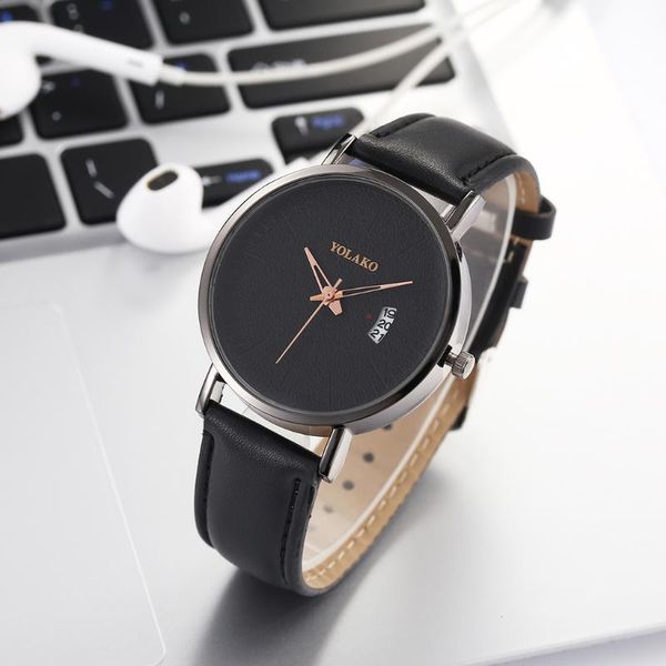 wristwatches simple men watches classic leather strap color pointer casual sport date male watch fashion business clock erkek kol saati, Slivery;brown
wristwatches simple men watches classic leather strap color pointer casual sport date male watch fashion business clock erkek kol saati, Slivery;brown
