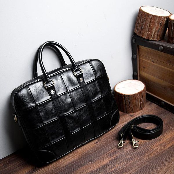 briefcases men's high-end leather pu black briefcase luxury design brand waterproof office computer bag handbag clutch
briefcases men's high-end leather pu black briefcase luxury design brand waterproof office computer bag handbag clutch