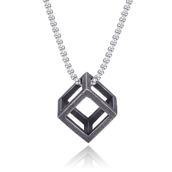 punk rock stainless steel hollow cube pendant necklace for women men jewelry simple long chain necklaces couple gifts sp0850, Silver
punk rock stainless steel hollow cube pendant necklace for women men jewelry simple long chain necklaces couple gifts sp0850, Silver