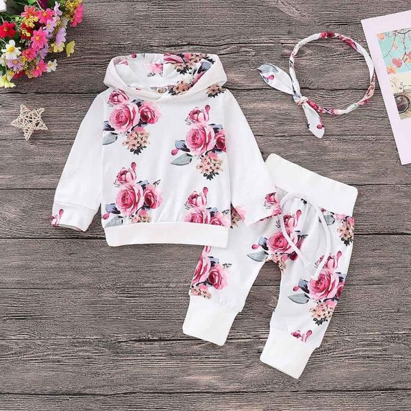 baby clothes set infant toddler girls floral print hooded pullover pants outfits ropa niña roupas clothing sets, White
baby clothes set infant toddler girls floral print hooded pullover pants outfits ropa niña roupas clothing sets, White