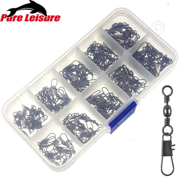 fishing hooks pureleisure 100pcs/set lead jig head swivel snap rolling connector hooked snaps pin fish hook lure tackle kit
fishing hooks pureleisure 100pcs/set lead jig head swivel snap rolling connector hooked snaps pin fish hook lure tackle kit