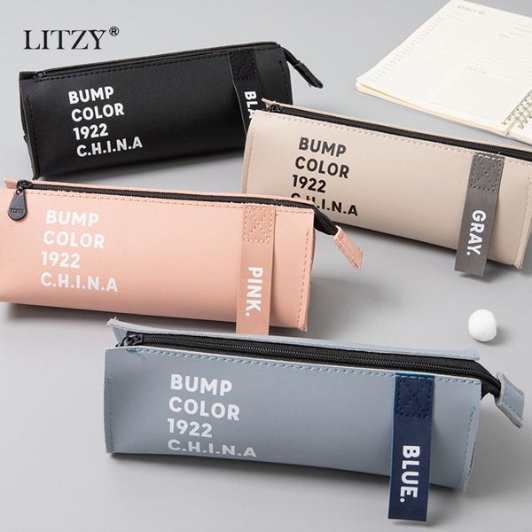 pencil bags litzy pu case cute simple bag for school kawaii korean student leather pen office stationery supplies
pencil bags litzy pu case cute simple bag for school kawaii korean student leather pen office stationery supplies