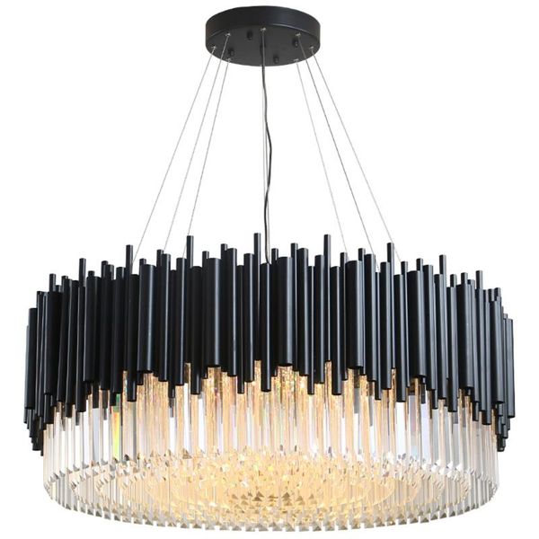 luxury modern light chandelier for living room round balck crystal lamp home decor led cristal lighting fixture large hanglamp chandeliers
luxury modern light chandelier for living room round balck crystal lamp home decor led cristal lighting fixture large hanglamp chandeliers