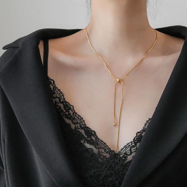 chains genuine gold color necklace for women water wave chain snake bone/starry/cross 18 inches pendant fine jewelry, Silver
chains genuine gold color necklace for women water wave chain snake bone/starry/cross 18 inches pendant fine jewelry, Silver