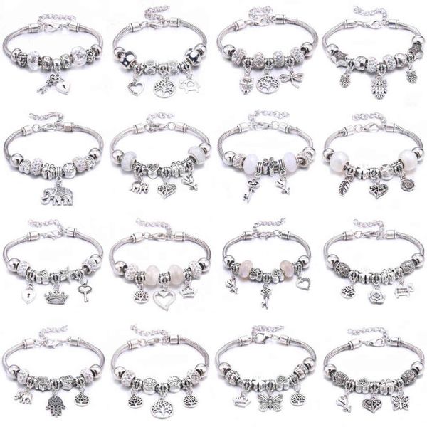 new jewelry natural stone beaded bracelet white crystal bead beads flower&butterfly pendant romantic fashion women's bracelet, Golden;silver
new jewelry natural stone beaded bracelet white crystal bead beads flower&butterfly pendant romantic fashion women's bracelet, Golden;silver