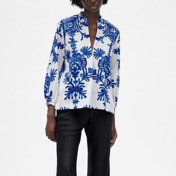 women's blouses & shirts women 2021 summer print long sleeve blouse korean fashion casual loose streetswear o-neck shirt, White
women's blouses & shirts women 2021 summer print long sleeve blouse korean fashion casual loose streetswear o-neck shirt, White