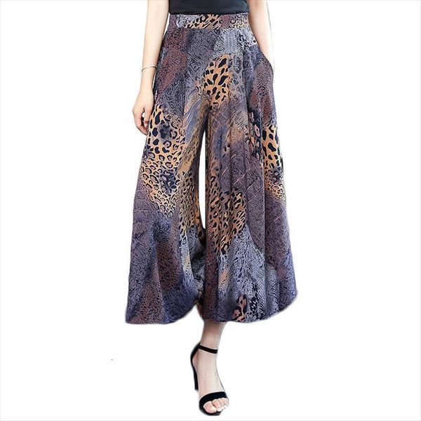 summer wide leg fashion womens capri large floral trousers elastic high waist pantalones casual mujer skirt f645, Black;white
summer wide leg fashion womens capri large floral trousers elastic high waist pantalones casual mujer skirt f645, Black;white