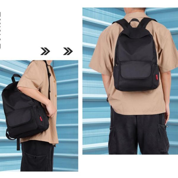 backpack 2021 men's outdoor solid color large-capacity lightweight short-distance travel simple design student school bag
backpack 2021 men's outdoor solid color large-capacity lightweight short-distance travel simple design student school bag