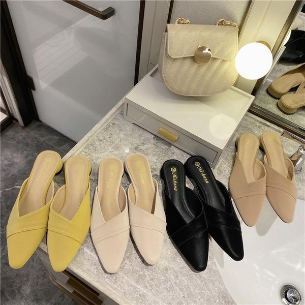 slippers low heels mules women shoes casual patchwork closed toe slides slip on loafers yellow apricot beige black zapatos mujer
slippers low heels mules women shoes casual patchwork closed toe slides slip on loafers yellow apricot beige black zapatos mujer