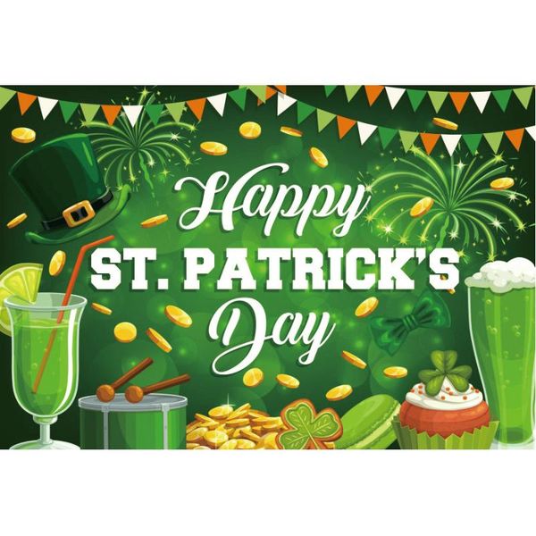 party decoration happy st. patrick's day backdrop green firework beer pography background family decor po booth studio prop
party decoration happy st. patrick's day backdrop green firework beer pography background family decor po booth studio prop
